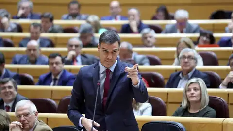 Pedro Sánchez en el Senado Pedro Sánchez en el Senado