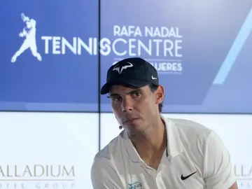 Rafa Nadal, en la inauguración del Rafa Nadal Tennis Centre Rafa Nadal, en la inauguración del Rafa Nadal Tennis Centre