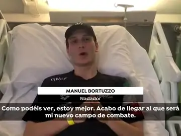 Manuel Bortuzzo, el nadador que quedó paralítico al recibir un disparo: "No veo la hora de dar todo" Manuel Bortuzzo, el nadador que quedó paralítico al recibir un disparo: "No veo la hora de dar todo"