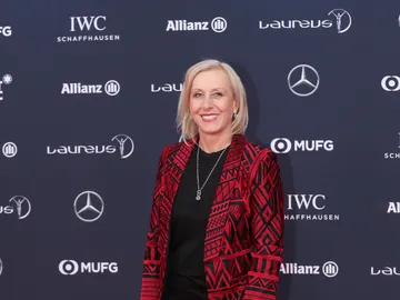 Martina Navratilova, en la gala de los premios Laureus 2018 Martina Navratilova, en la gala de los premios Laureus 2018