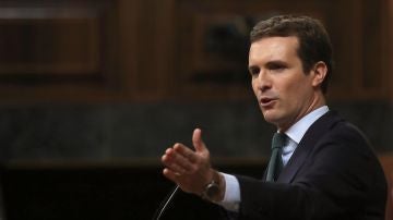El presidente del PP, Pablo Casado. El presidente del PP, Pablo Casado.