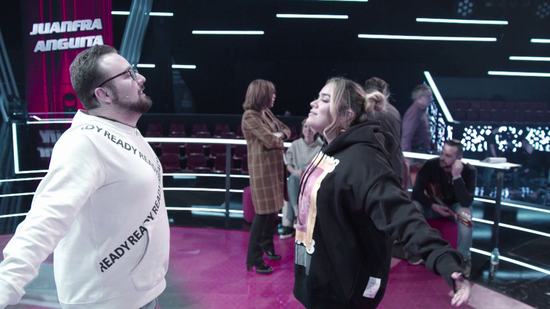 V&Iacute;DEO: Los nervios y los miedos se apoderan de Juanfra Anguita en los ensayos