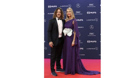 Puyol y Vanesa Lorenzo 