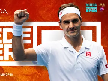 Federer volverá a jugar el Mutua Madrid Open Federer volverá a jugar el Mutua Madrid Open