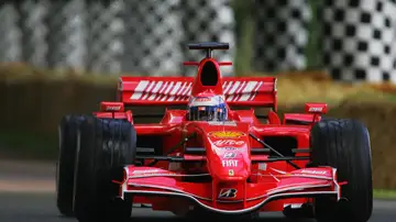 Marc Gene, a bordo del Ferrari Marc Gene, a bordo del Ferrari