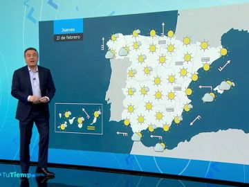 Temperaturas primaverales y cielo despejado, con nieblas matinales en el este peninsular Temperaturas primaverales y cielo despejado, con nieblas matinales en el este peninsular