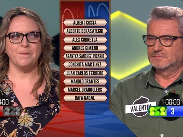 Valentín rompe la maldición de 'Los Lobos en '¡Boom!' Valentín rompe la maldición de 'Los Lobos en '¡Boom!'