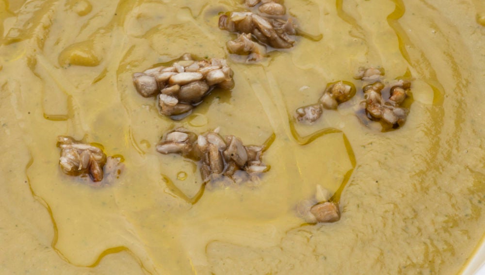 Crema de boniato, brócoli y coliflor