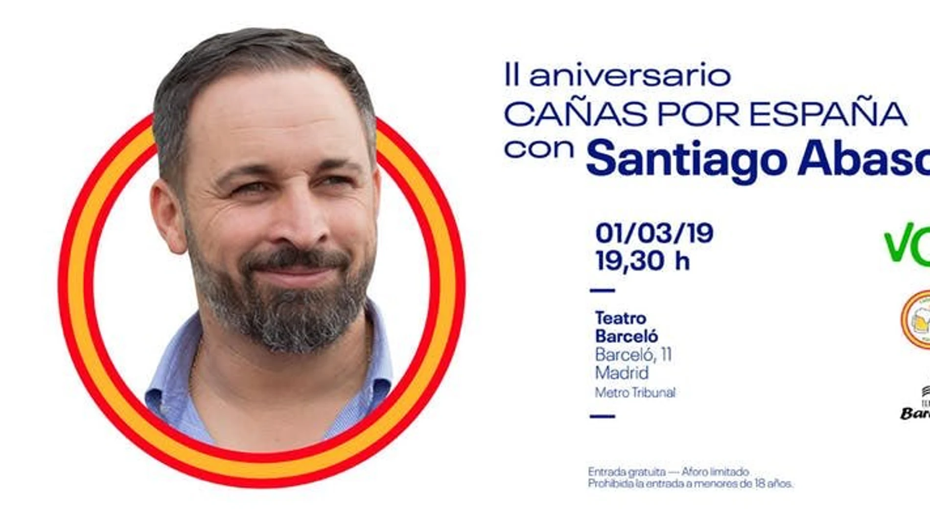 'Cañas por España' con Santiago Abascal 'Cañas por España' con Santiago Abascal