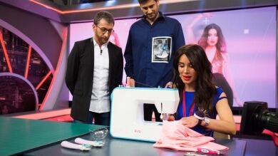 El tutorial de Pilar Rubio en 'El Hormiguero 3.0' para hacerse su propio vestido en 5 minutos