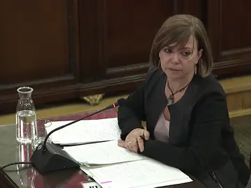 Borrás llora en su declaración al contar que no estaba el día que el TC intentaba localizarla Borrás llora en su declaración al contar que no estaba el día que el TC intentaba localizarla