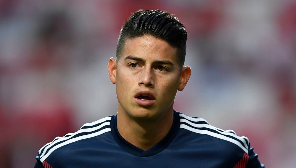 James Rodríguez, jugador del Bayern de Múnich