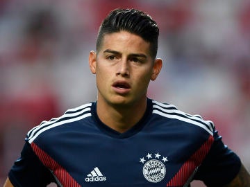 James Rodríguez, jugador del Bayern de Múnich