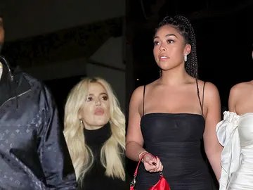 Khloé Kardashian, Tristan Thompson, Jodyn Woods y Kylie Jenner Khloé Kardashian, Tristan Thompson, Jodyn Woods y Kylie Jenner