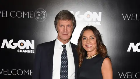 Fulvio Collovati junto a su mujer Caterina Fulvio Collovati junto a su mujer Caterina