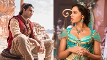 Aladdin y Jasmine en el remake en acción real Aladdin y Jasmine en el remake en acción real