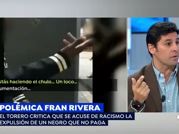 Fran Rivera, en un momento de la intervención. Fran Rivera, en un momento de la intervención.