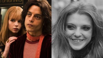Lucy Boynton, Rami Malek y Mary Austin Lucy Boynton, Rami Malek y Mary Austin