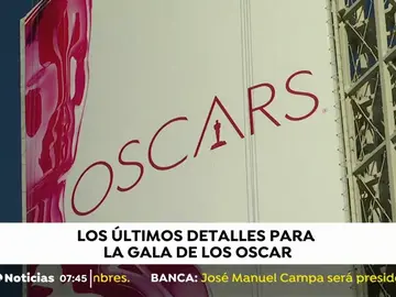 Se ultiman todos detalles para la gala de los Óscar Se ultiman todos detalles para la gala de los Óscar