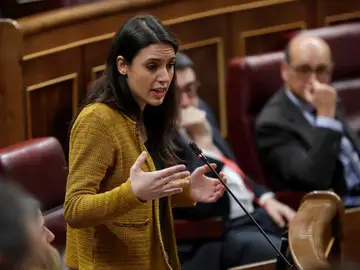 La portavoz de Podemos, Irene Montero La portavoz de Podemos, Irene Montero