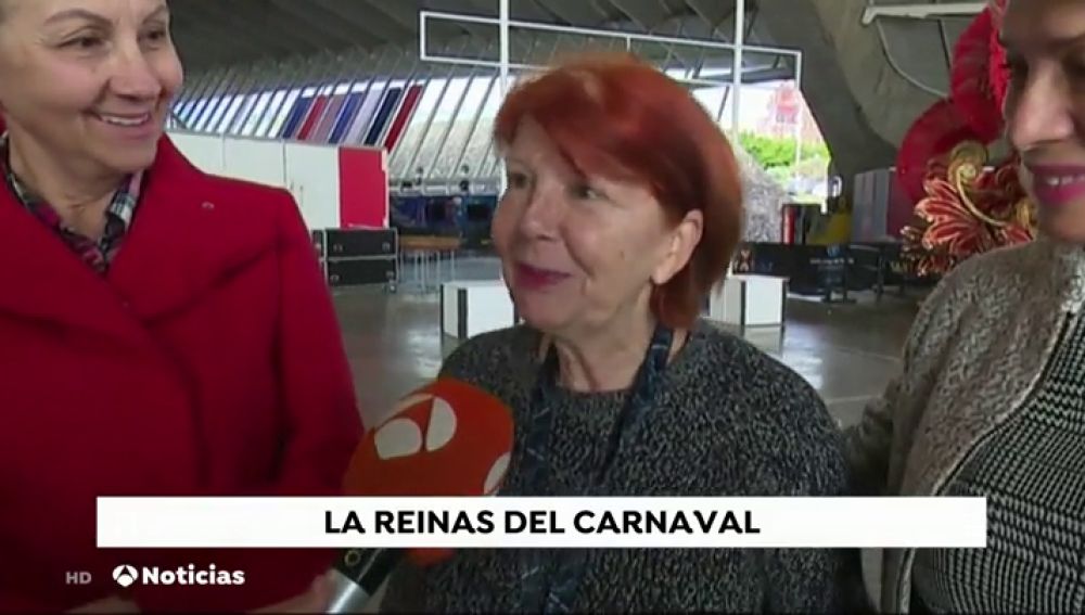 Nueve candidatas a "Reina de los Mayores" en el carnaval de Tenerife