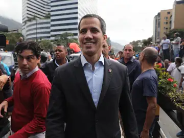 El presidente de la Asamblea Nacional de Venezuela, Juan Guaidó El presidente de la Asamblea Nacional de Venezuela, Juan Guaidó