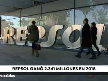 Repsol ganó 2.300 millones de euros en 2018