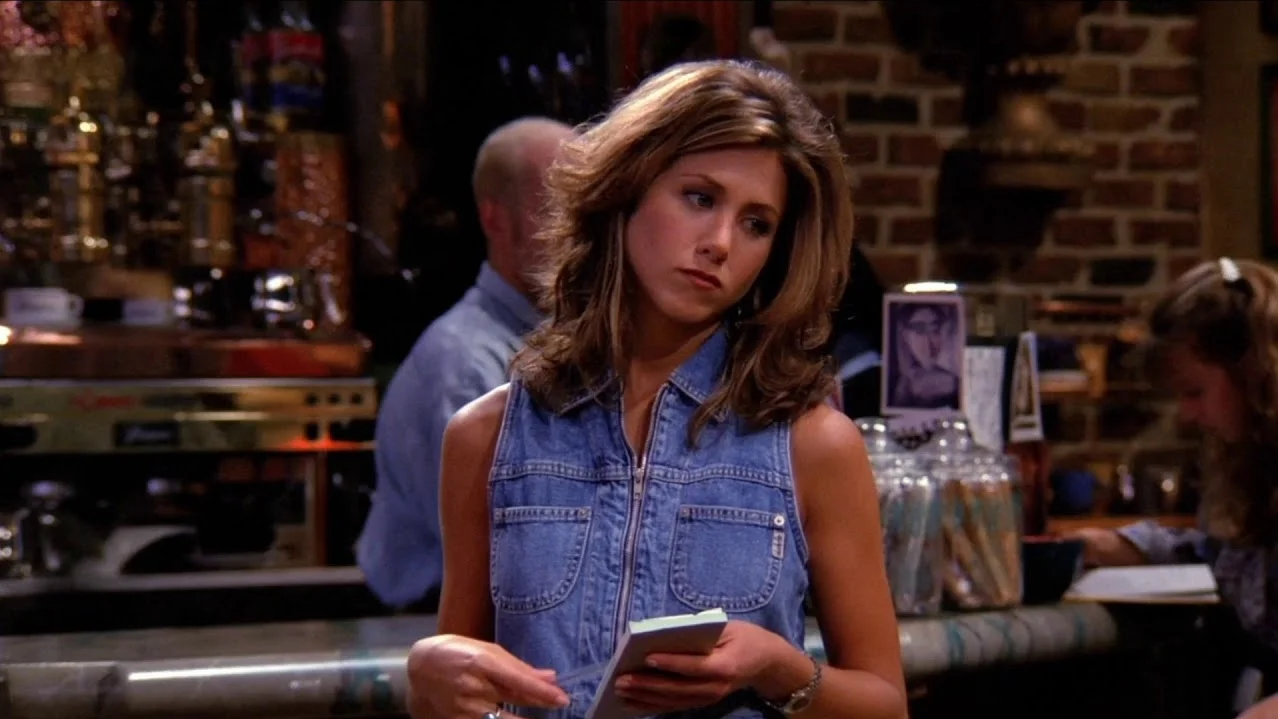 Jennifer Aniston como Rachel Green en 'Friends' Jennifer Aniston como Rachel Green en 'Friends'
