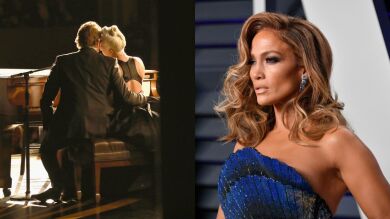 Lo que Jennifer Lopez le susurró a Bradley Cooper al oído para tranquilizarle antes de cantar con Lady Gaga en los Oscar