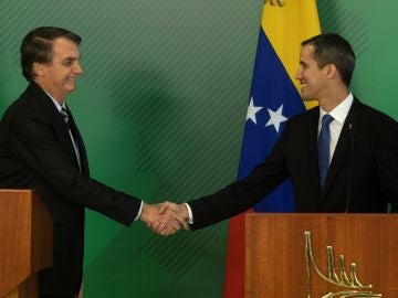 Bolsonaro y Guaidó