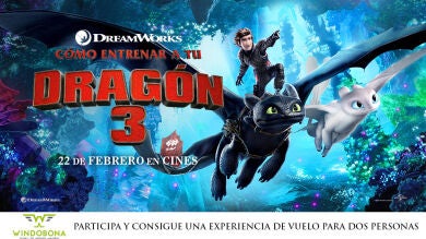 CONCURSO: Consigue una experiencia en un túnel de viento para dos personas con 'Cómo entrenar a tu dragón 3'