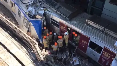 Accidente de dos tren en Brasil Accidente de dos tren en Brasil