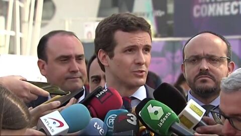El l&iacute;der del PP, Pablo Casado