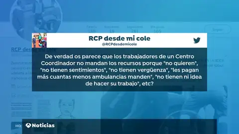 ,la respuesta de una trabajadora del 112 que recibe cuatro alertas de emergencia y solo tiene una ambulancia ,la respuesta de una trabajadora del 112 que recibe cuatro alertas de emergencia y solo tiene una ambulancia
