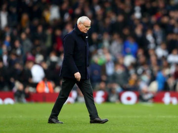 Claudio Ranieri cabizbajo tras un partido del Fulham