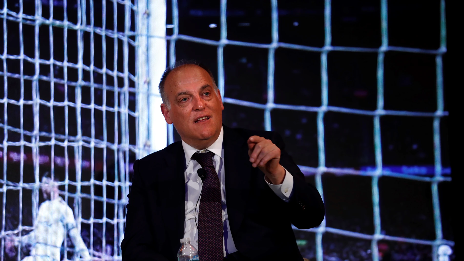 Javier Tebas, durante una conferencia Javier Tebas, durante una conferencia