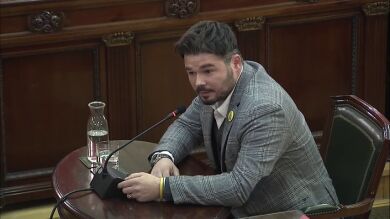 Rufián niega que el 20S hubiera violencia: 
