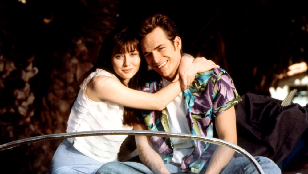 Luke Perry y Shannen Doherty, Dylan y Brenda en 'Sensaci&oacute;n de vivir'