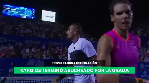 Rafa Nadal cae ante un Kyrgios que salvó tres bolas de partido Rafa Nadal cae ante un Kyrgios que salvó tres bolas de partido