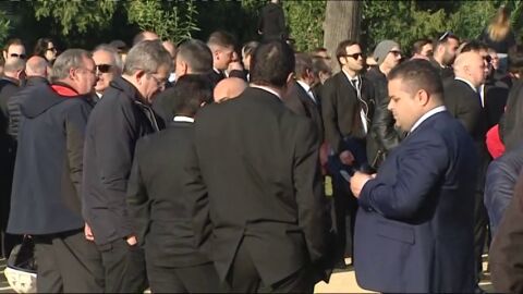 Conductores de VTC se concentran frente al Parlament Catal&aacute;n
