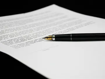 Hoja de una hipoteca bancaria Hoja de una hipoteca bancaria