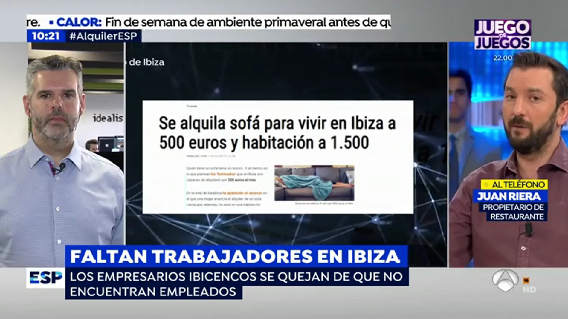 Crisis inmobiliaria en Ibiza.