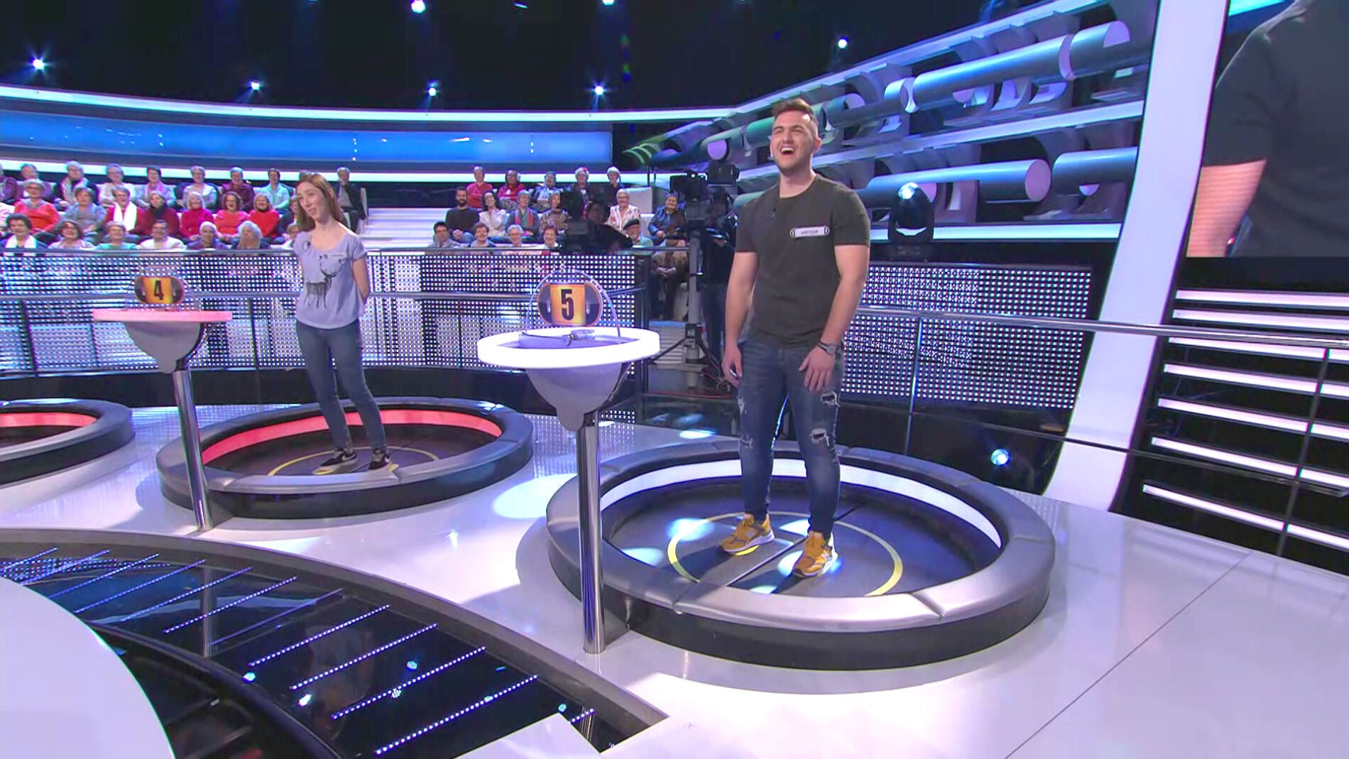 Un concursante de '&iexcl;Ahora caigo!' convierte 'La princesa prometida' en 'La pianista primitiva'