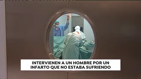 Intervienen de urgencia a un hombre por un infarto que no sufría Intervienen de urgencia a un hombre por un infarto que no sufría