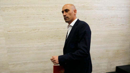 El presidente de la Federaci&oacute;n, Luis Rubiales 