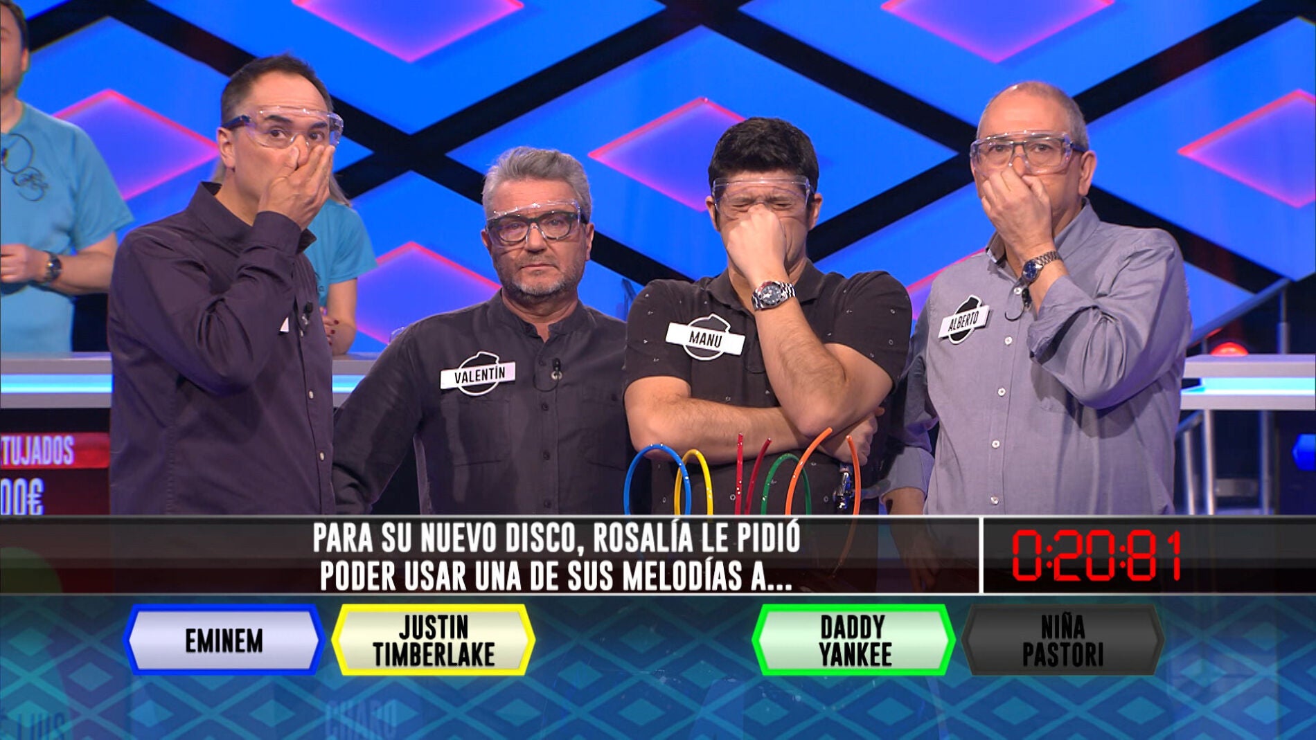 Rosal&iacute;a elimina a uno de 'Los Lobos' en '&iexcl;Boom!'