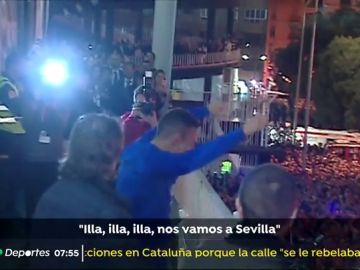 Fiestón del Valencia tras alcanzar la final de Copa del Rey: "¡Illa, illa, illa, nos vamos a Sevilla!"
