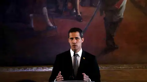 El líder del Parlamento venezolano, Juan Guaidó El líder del Parlamento venezolano, Juan Guaidó