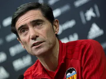 Marcelino, en rueda de prensa Marcelino, en rueda de prensa