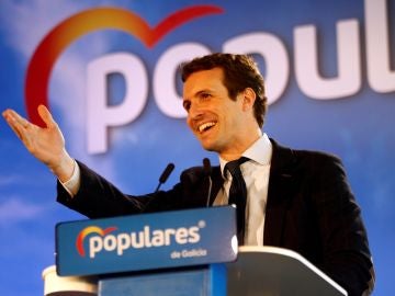 El presidente del Partido Popular, Pablo Casado